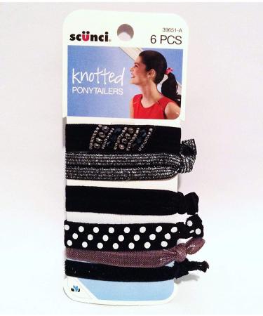 Scunci Knotted Ponytailers  Assorted  1 Pound