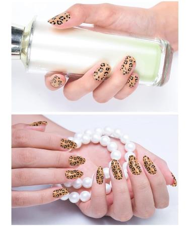 Kalolary Gel Nail Polish Strips Nail Gel Art Sticker Waterproof Full Nail Wraps Decal Sets with Scissors Nail File and Stick for Women Girls Nail Art Decor (UV/LED Lamp Required)-14 - Buy Online on SooperMarket.com