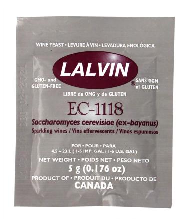 Lalvin - EC-1118B EC-1118 Yeast by Lallemand Inc