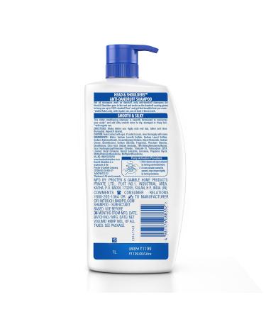 Buy Head & Shoulders Smooth And Silky Shampoo 1L - Best International Shipping & Deals - Buy Online on SooperMarket.com