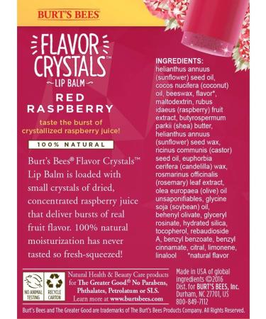 Burt's Bees 12 Piece Display Red Raspberry Lip Balm 0.15 Ounce - Natural Moisturizing Lip Care - Buy Online on SooperMarket.com