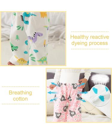 Baby Toilet Training Pants 2-in-1 Waterproof Reusable Cotton Nappy Skirt Diaper - Cute Cartoon Pink Bear Design - Skort Pants for Kids - Low Waist - Size M - Buy Online on SooperMarket.com