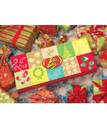 Jelly Belly 10-Flavor Gourmet Jelly Beans Christmas 120g Candy Box containing Butter Beans Coconut Jelly Cherry Candy & More Kosher Candy Gluten Free Stocking Stuffers for Teens Holidays - Buy Online on SooperMarket.com