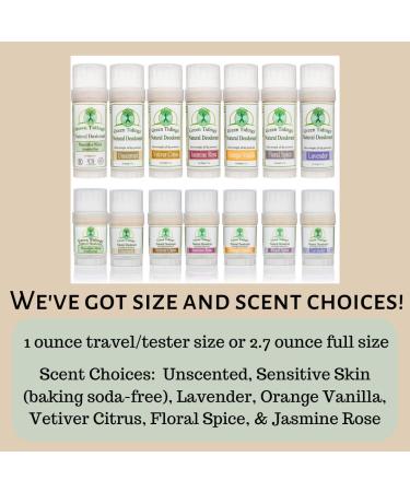 Green Tidings Natural & Unscented Deodorant | 2.7oz Vegan Organic Antiperspirant - Buy Online on SooperMarket.com