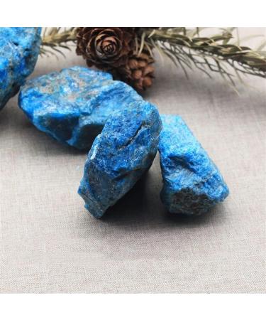 Crystal 200g Natural Large Size Raw Blue Apatite Rough and Gemstone Suitable for Home Office Decoration FZUGEDRLI - Buy Online on SooperMarket.com