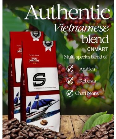 CNMART Trung Nguyen S Blend - Rich and Aromatic Flavour Vietnamese Ground Coffee 500g (Pack of 3) - Buy Online on SooperMarket.com