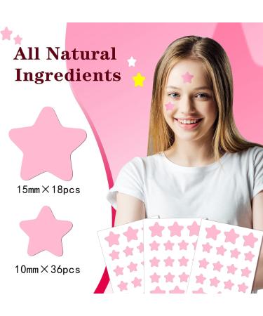 Heyu-Lotus 54 Star Pimple Patches for Face - 15mm & 10mm Acne Dots - Buy Online on SooperMarket.com