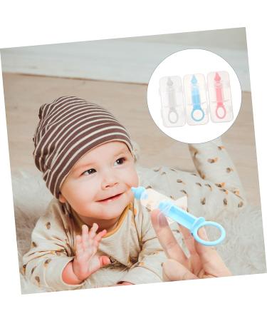 Kisangel 3pcs Baby Nasal Syringe Set - Silicone Rinse Aspirator for Infant and Toddler Nose Cleaning - Buy Online on SooperMarket.com