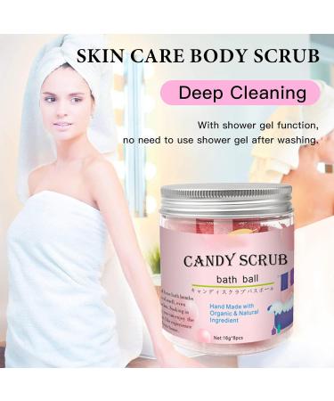 Bath Bomb Fizzer Bath Bomb Smooth Skin Relaxation Effect Exfoliating Nourishing Bubble Bomb Spa Bubble Bath Bomb Set for Girls Home Travel - Buy Online on SooperMarket.com