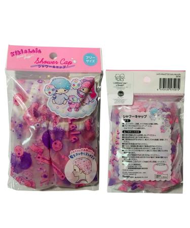 Sanrio Little Twin Stars Bath time Shower Cap Facial Cleansing Makeup Bath 46cm Beauty Tools & Accessories (Bubble)