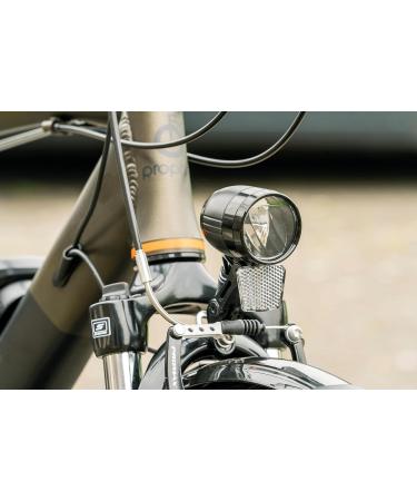 Buy Prophete LED Headlight 100 Lux - Aluminum Parking Light & Automatic Sensor for Bicycle & E-Bike - Black with Removable Reflector & Flexible Bracket - Buy Online on SooperMarket.com
