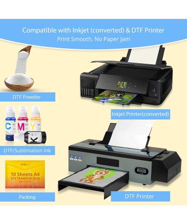 HTVRONT DTF Transfer Film for Sublimation - 30 Sheets A4 Size - Easy to Use, Vivid Colors for Cotton T-Shirts - Buy Online on SooperMarket.com
