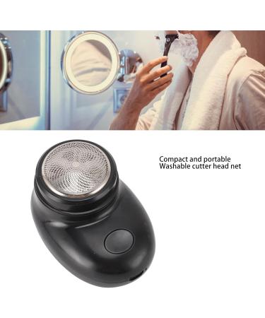 Electric Beard Clipper Stainless Steel Beard Trimmer USB Rechargeable Portable Small Men Beard Clipper Cleaner Fine Trimming for Travel Use (Matte Black) - Buy Online on SooperMarket.com