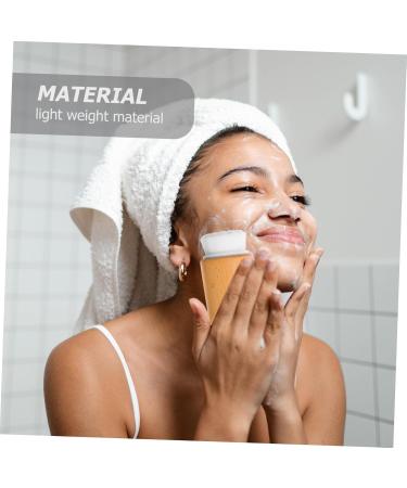 FOYTOKI Beech Wood Facial Cleansing Brush Exfoliating Scrubber Facial Exfoliator Brush Face Scrubbers Face Scrubber Exfoliator Facial Scrubber for Face Exfoliate for Face Scrubber - Buy Online on SooperMarket.com