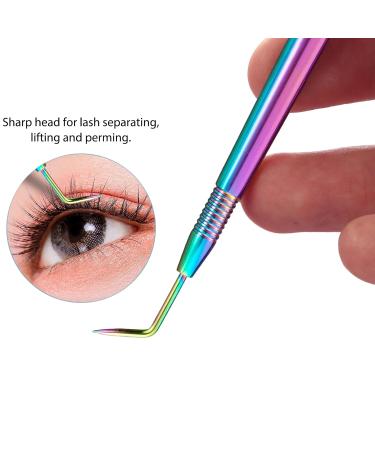 Stainless Steel Eyelash Lift Set with Comb Separator & Mirror | Perfect for Eyelash & Eyebrow Perming Tinting Curling & Extensions - International Shipping Available - Buy Online on SooperMarket.com