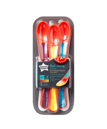 Tommee Tippee Heat Sensing Spoons - Pack of 3 | International Shipping Available - Buy Online on SooperMarket.com