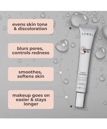 Lamel SmartSkin Face Primer - Hydrating Pore-Erasing Formula for Smooth, Moisturized Skin - Long-Lasting Matte Finish - Natural Color N. 401 - 0.68oz - Buy Online on SooperMarket.com