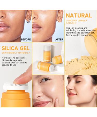 Mask Stick Turmeric Facial Mask Clay For Brightens Deep Cleans Face Masks Skincare Turmeric Skin Care Mask For Controlling Acne Oil And Refining Pores 1pc - Buy Online on SooperMarket.com