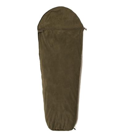 Snugpak Fleece Sleeping Bag Liner with Side Zip Olive