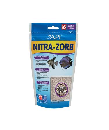 API ZORB Filtration media, Variety of aquarium filtration pouches, Fit most canister filters, Clean and clear water, remove toxins that can be harmful to fish and lead to cloudy water or algae growth 1-Count Nitra-Zorb