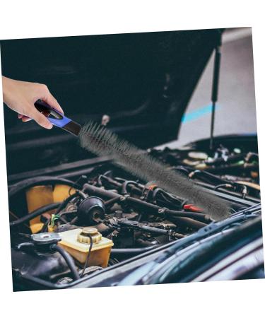 OSALADI Flexible Dryer Cleaner Vent Brush - Universal Lint Remover for Air Conditioner Refrigerator & Clothes - Efficient Dust Cleaning Tool in Black & Blue - Buy Online on SooperMarket.com