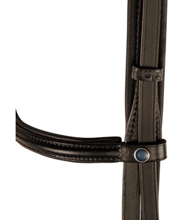 Buy St bben Bridle 2300 Leitrim Ebony - Warmblood with Special French Noseband | International Shipping Available - Buy Online on SooperMarket.com