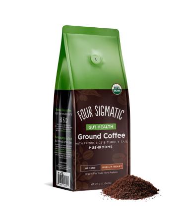 Four Sigmatic Mushroom Ground Coffee with Probiotics Medium Roast 12 oz (340 g)