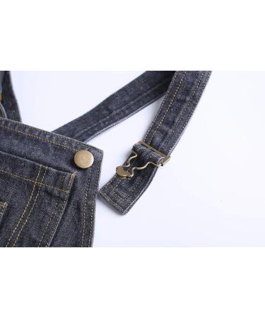 KIDSCOOL SPACE Baby Boy Girl Jean Overalls | Toddler Ripped Denim Workwear | 3-4 Years | Blue-2079 - Buy Online on SooperMarket.com