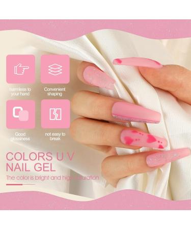 EONFAVE Gel Nail Polish - Gel Nail Varnish - Long Lasting Natural Color Soak Off U V Gel Nail Varnish Nail Art QF11 - Buy Online on SooperMarket.com