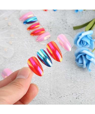 10PCs Transparent Nail Art Tips Display Stand | Double-Sided Adhesive Tape | Acrylic Strip Display for Home & Salon Use | DIY Nail Accessories - Buy Online on SooperMarket.com
