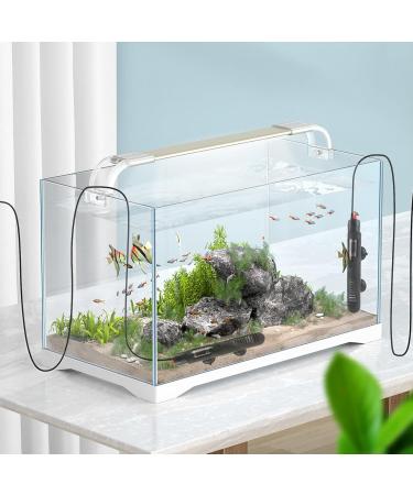 50W Adjustable Aquarium Heater with Suction Cups | LWMTT Temperature Control for Fish Tanks (20-34 ) - Buy Online on SooperMarket.com