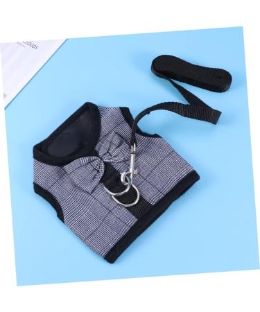 2-St Rabbit Line Lead Vest for Chinchillas - Breathable Costume Dress with Breast Tape - Muscle Shirt Straps 2-Pack Gray Size 3x2 - Ideal Guinea Pig Belt for Comfortable International Shipping - Buy Online on SooperMarket.com