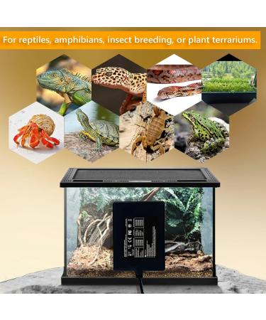 FIPASEN Reptile Heating Mat 6x8 Inch with Digital Thermostat - Ideal for Various Pets and Plants - Upgraded Heating Pad with Thermostat Included - Buy Online on SooperMarket.com