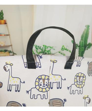 MAIZMZ Large Waterproof Animal-themed Storage Bin - Ideal for Laundry, Toys, and College Dorms - Yellow - Lightweight and Durable - Buy Online on SooperMarket.com