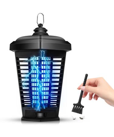 Electric Bug Zapper Mosquito Killer IPX4 Waterproof Insect Killer 3200V Insect Fly Trap Bug Killer Fly Zapper for Indoor Outdoor Backyard Patio Home