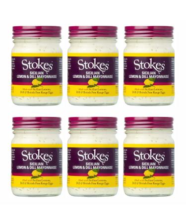 Stokes Sicilian Lemon & Dill Mayonnaise 205g - Pack of 6