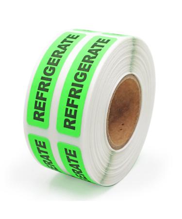 Refrigerate Medical Labels 0.375x 1.625 - Pharmacy Stickers Medicine Labels Veterinary & Pharmacy Auxiliary Labels Prescription Labels Medical Alert Stickers & High Alert Medication Stickers