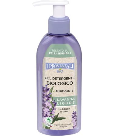 Organic Cleansing Gel 150 ml (5.1 Fl.Oz.) with Ligurian Lavender Italian Product