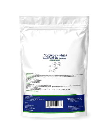 Organic Non-GMO Xanthan Gum (480gm) - Gluten-Free | Premium Quality Emulsion Stabilizer, Film-Forming Agent, Binder | Cosmetic Grade - Buy Online on SooperMarket.com