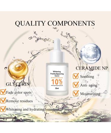 Trendyfave Freckles Brightening Essence Dark Spot Correcting Glow Serum Dark Spot Remover For Face& Neck Freckles Age Spot Remover For Face Skincare Brightening Serum With Glycerin 30 ml - Buy Online on SooperMarket.com