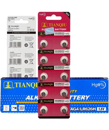 Buy Tianqiu 10PCS Ag4 LR626 377 SR626SW Alkaline Battery - International Shipping Available - Buy Online on SooperMarket.com