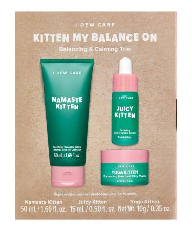 I DEW CARE Hydrocolloid Acne Pimple Patch - Timeout Blemish Happy Paws | 36 Count + Skin Care Set - Kitten My Balance On Bundle - Buy Online on SooperMarket.com