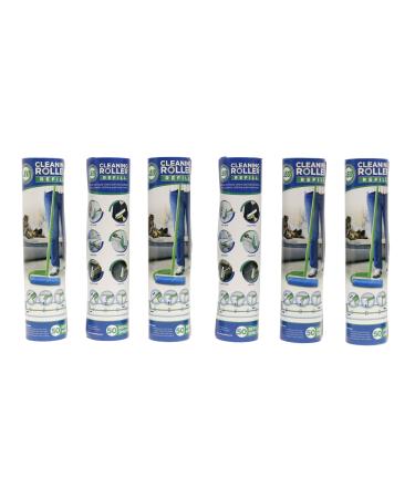 Leo Cleaning Lint Roller Refill (6 Packs 300 Sheets) for Pet's Hairs Lint Remover & Household Cleaning Great for Dog and Cat Hair Suitable for Most Large Lint Rollers, mega Rollers, 10in Wide Rollers
