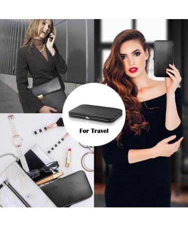 Maincure Set MOMSIV Professional 12Pcs Stainless Steel Nail Clippers Set Pedicure Kit Grooming Tools with PU Leather Case for Girls and Women Gift Black - Buy Online on SooperMarket.com