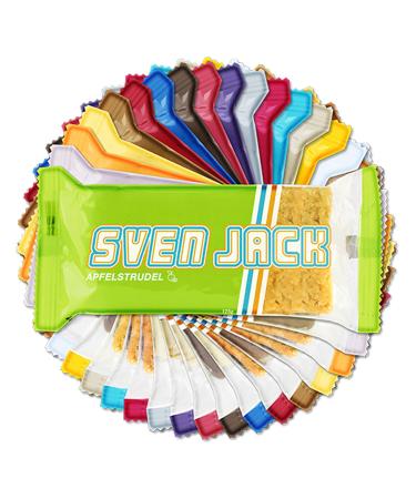 Sven Jack Apricot Energy Cake - 12x125g | Oatmeal Fitness Bars for Endurance & Low Sugar Snacks - 1.5kg - Buy Online on SooperMarket.com
