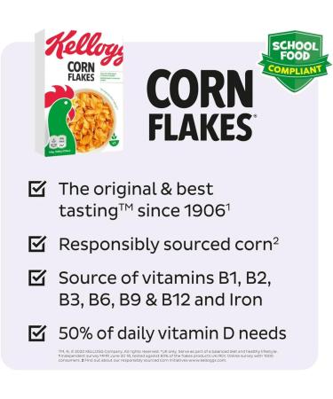 Kellogg's Cornflakes Portion Packs 40x24g - Buy Online on SooperMarket.com