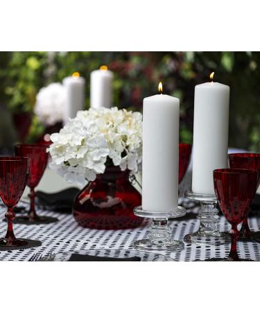 Buy Ivyline White Pillar Candle 250x80mm | Premium Quality Candle for Home D cor | International Shipping - Buy Online on SooperMarket.com