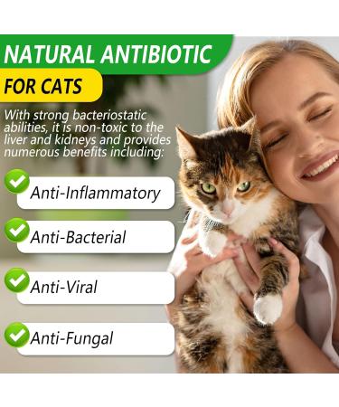 Natural Antibiotics for Cats Cat Antibiotics- Cat Multivitamin is anti-bacterial effect antibiotics for cats Supports Immune & Cats Allergy Relief Health Supplies Cats UTI Antibiotics(60ml) - Buy Online on SooperMarket.com