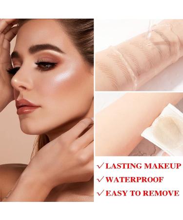 Waterproof Eyebrow Pencil Set - Dark Brown | Microblading Eyebrow Pen for Makeup and Tattoo | Includes Trimming Tool - Buy Online on SooperMarket.com