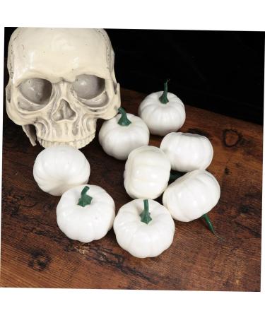 ABOOFAN 30 Pcs Halloween Simulation Pumpkin Hand Decor Paintable Pumpkin Decor Fake Pumpkin Fake Foam Pumpkins Pumpkin Toys Mini Pumpkin Unfinished Pumpkin Little Vacation Artificial White - Buy Online on SooperMarket.com